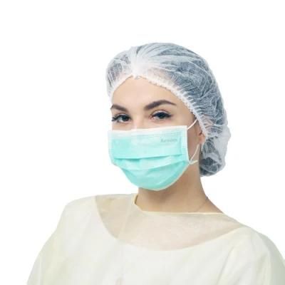 3 Lay 50 Pack Non Woven Anti Bacterial Dental Thick Pleated Medical Earloop Pm2.5 Mask