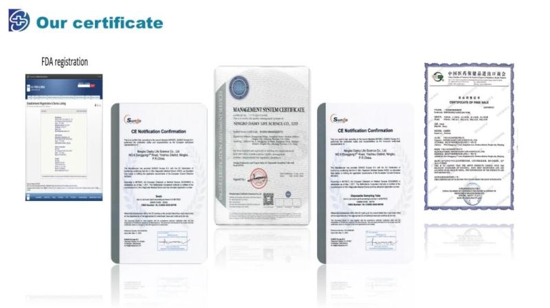 Disposable Collection & Transport Kits Vtm & Utm Viral Transport Media Test Swab Set Kit