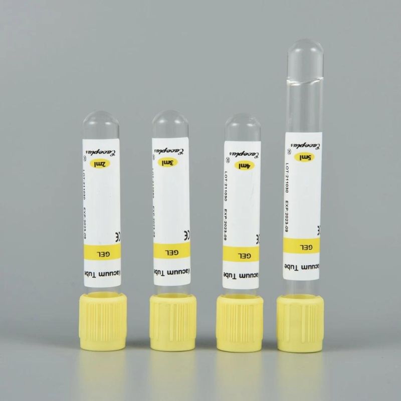 Siny Serum Vacuum Blood Collection Tubes Gel Tube 3ml 5ml with CE