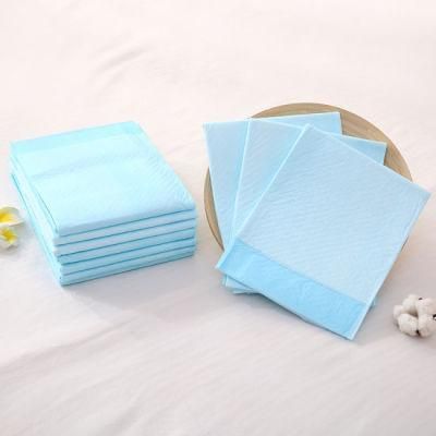 Highly Absorbent OEM Medical Nursing Bedsheet Protection Breathable 80 X 180 Cm blue Human Disposable