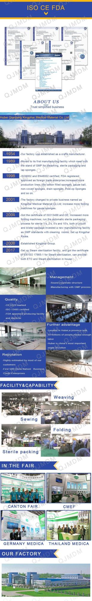 Ce  ISO Approved Medical Dressing Disposable Gauze Sheet