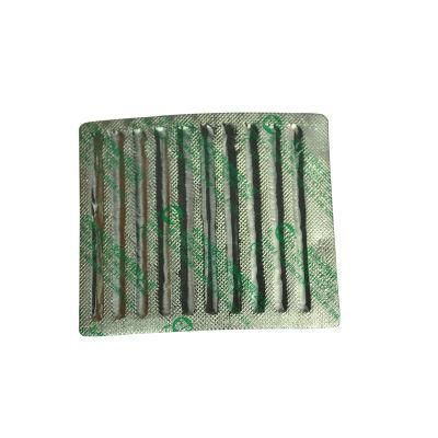 Painless 100PCS/Box Disposable Sterile Aluminum Foil Packing Alloy Handle Acupuncture Needles with CE Certificate