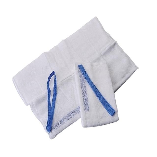 Non-Sterile Absorbent Blue Loop Cotton Laparotomy Sponges