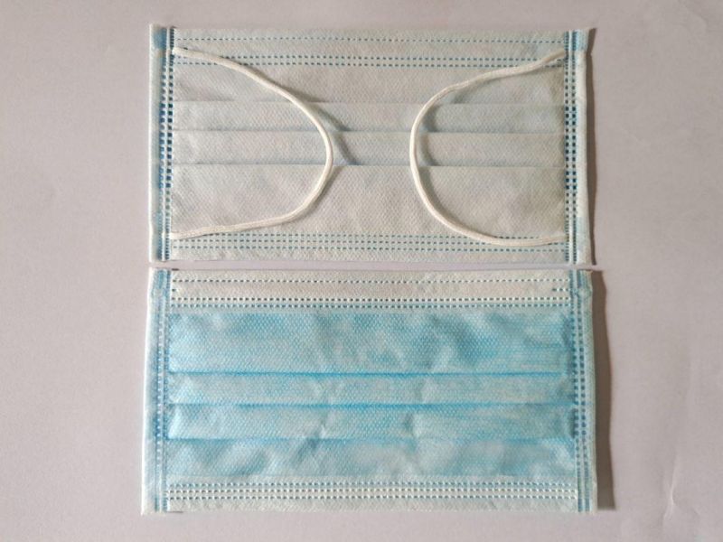 3-Ply High Level Disposable Medical Use Face Mask with Earloop Daily Protection Surgical Face Mask