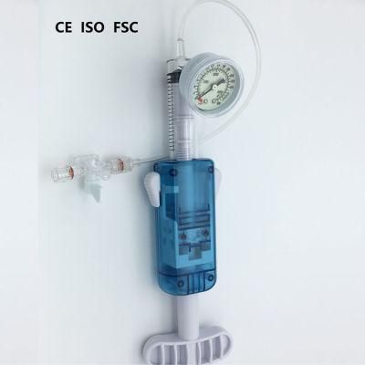 Medical Balloon Inflation Device with Pull Push Y Connector