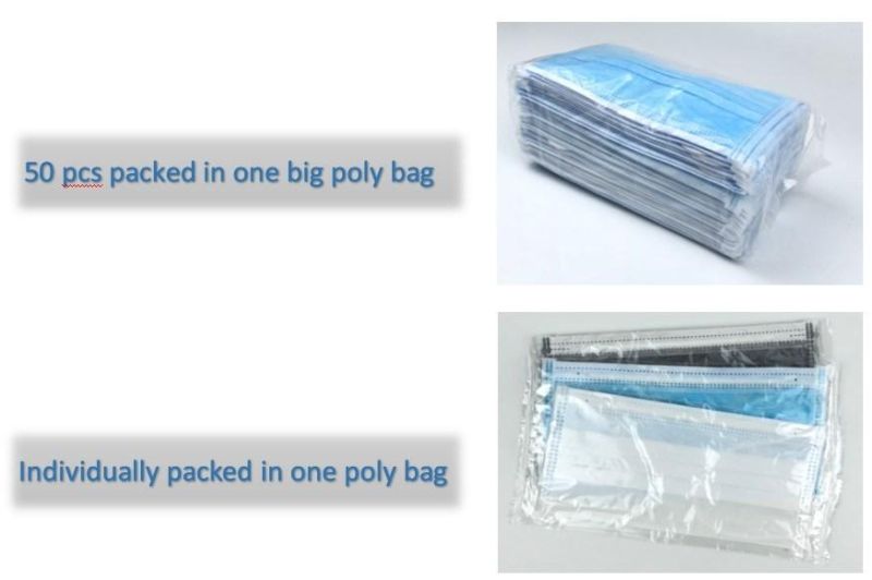 Disposable Medical 3ply Face Mask with Earloop Facemask