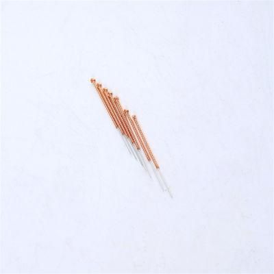 Disposable Sterile Painless Healing Intradermal Medical Copper Wire Handle Acupuncture Needles Without Tube
