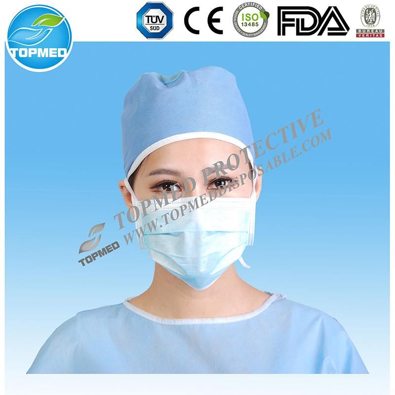 3 Ply Filtering Non Woven Medical Surgical Disposable Face Mask