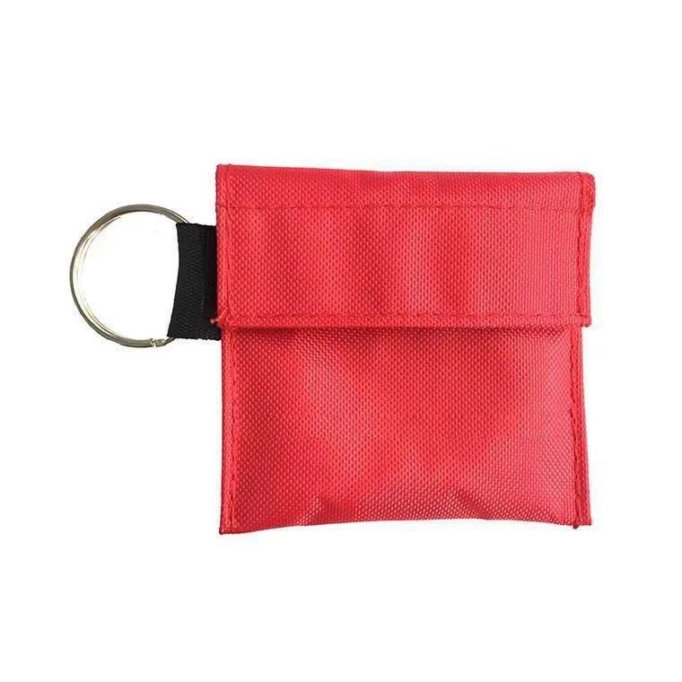 CPR Face Shield Nylon Bag CPR Mask Key Chain