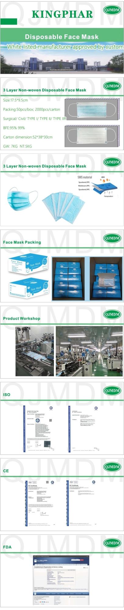 Level 3 Ply Disposable Surgical Mask