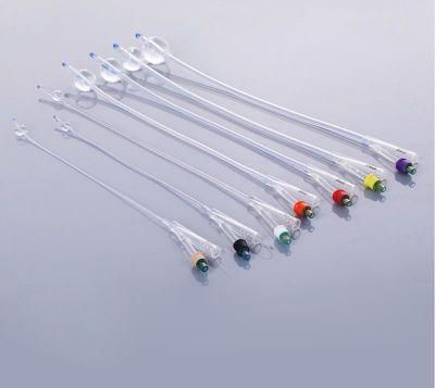 Certified Medical PVC Silicone Foley Catheter