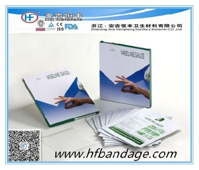 Promotional Sterile Paraffin Vaseline Gauze and Bandage with ISO FDA Good for Burn Hurt