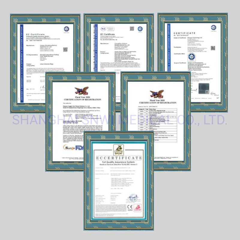 CE&ISO Certificated Medical Disposable PVC Nasal Oxygen Cannula Used in Hospital