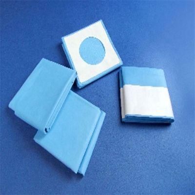 Disposable Sterile Drape with Hole, Surgical Adhesive Drape, Medical Drapes