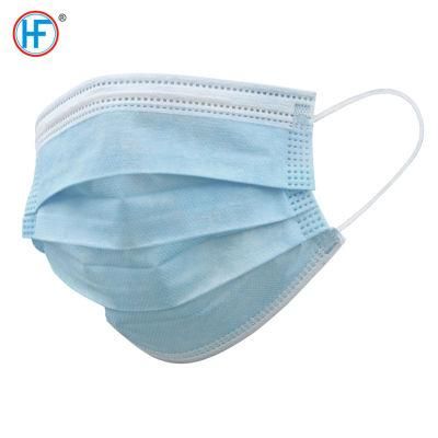 7~10days Various Hengfeng Cartons 17.5X9.5cm Mascarillas Disposable Medical Face Mask