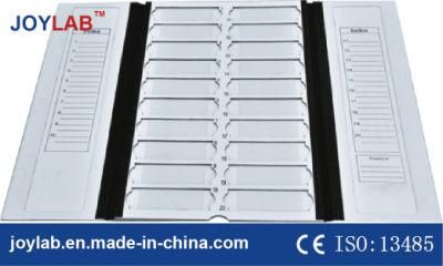 Slides Trays for 20 Pieces Slides with Lid Dividers