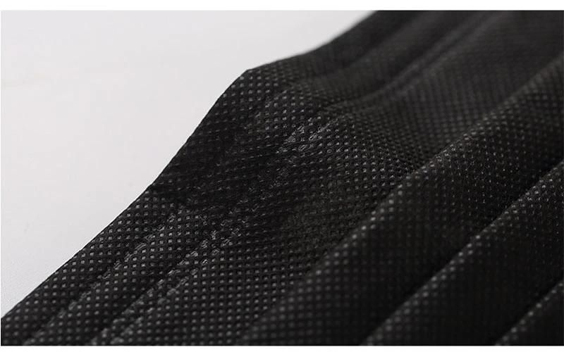 3 Ply Disposable Medical Anti Splash Dust Pm2.5 Virus FDA 510K CE En149 En14683 Approved Earloop Double Nose Clip Black Color Face Mask