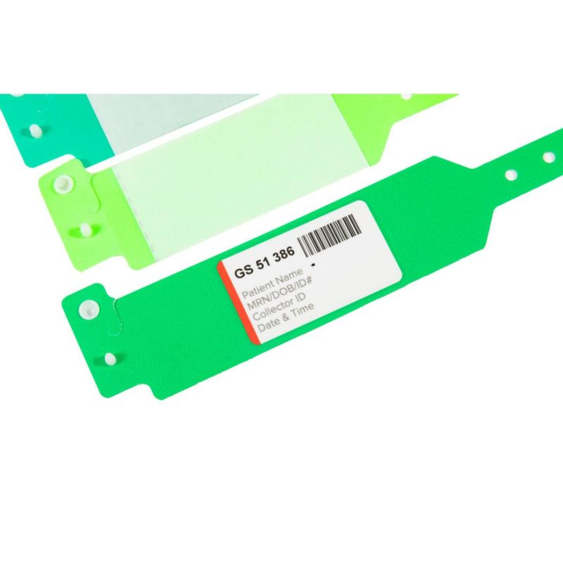 Disposable Custom Adult Shiled Patient ID Wristband