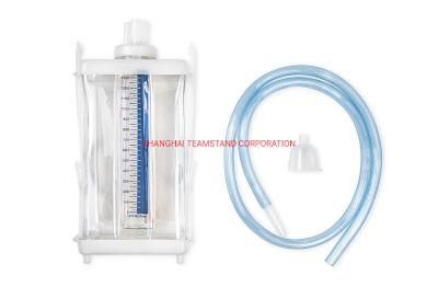 Medical Diposable Single/Double/Triple Chamber Chest Thoracic Drainage Bottle with CE Certificate