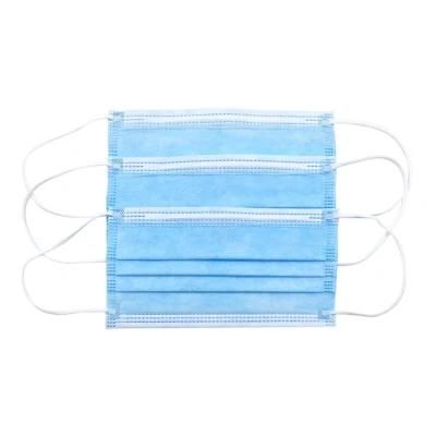 3 Ply Non Woven Waterproof Thick Breathable Protective Disposable Face Mask