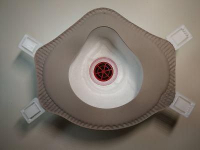 Cup Shape Disposable FFP3 Mask Valve Ce Medical Mask Reusable Cotton 5ply Filter Face Mask Kn99 Respirator