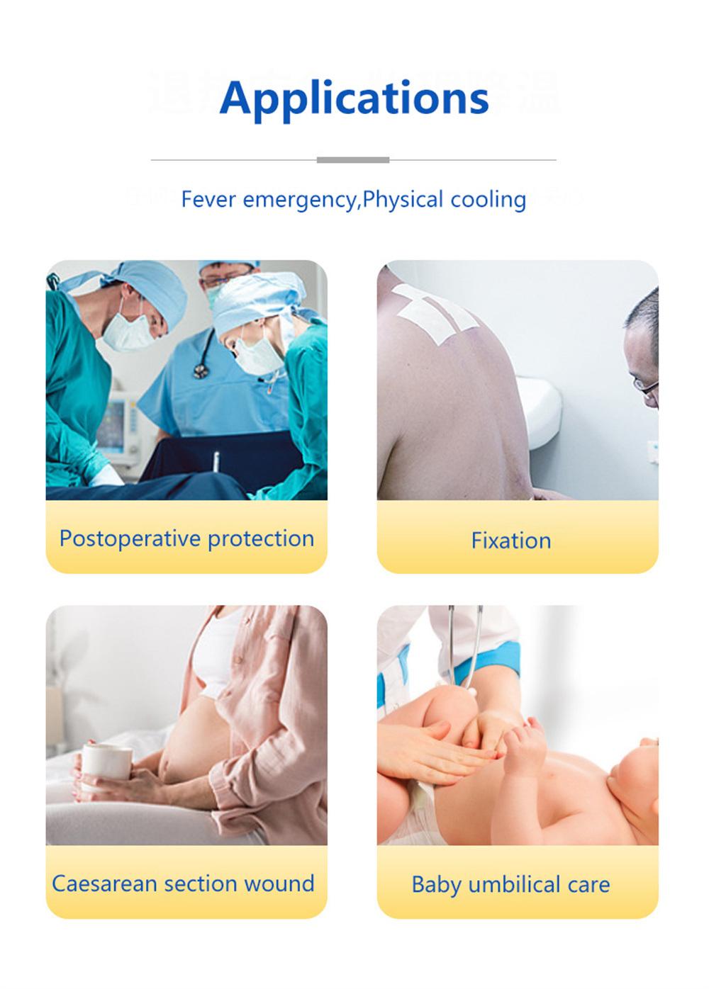 Direct Factory Sterile Non Woven Adhesive Wound Dressings /PU Wound Dressing Pad
