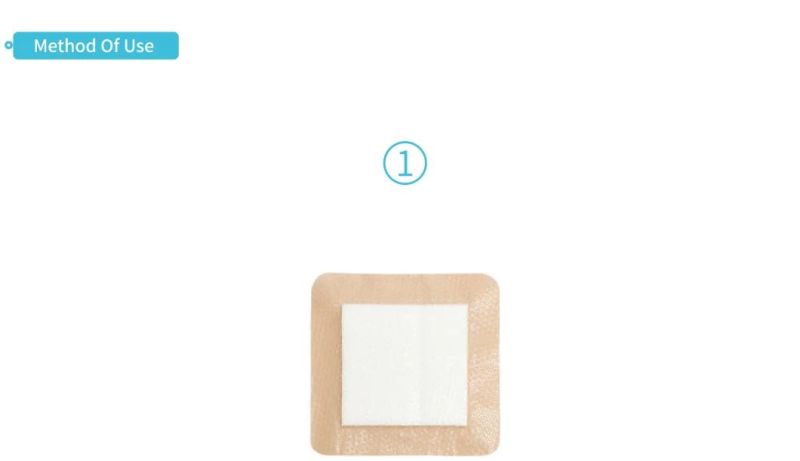 Disposable Good Absorption Foam Dressing Soft Silicone Sterile Wound