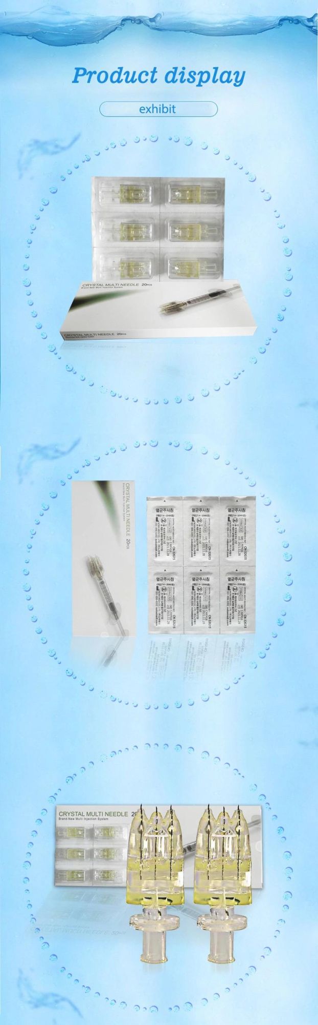 5 Pin Multi Crystal Needle Multi Injector Needle Mesotherapy Beauty