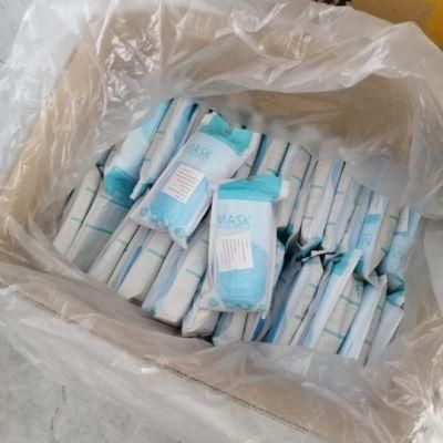 High Quality Disposable 3 Plys Medical Surgical Blue Face Mask