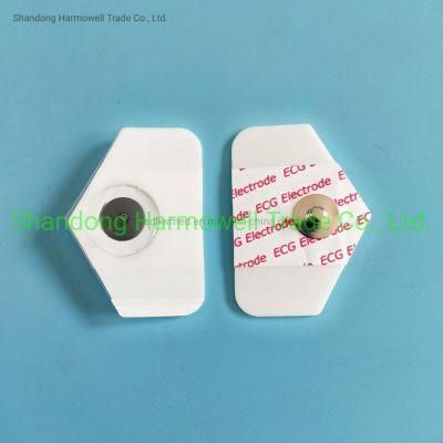 ISO Approved Disposable ECG Electrode of Non-Woven Backing or Foam