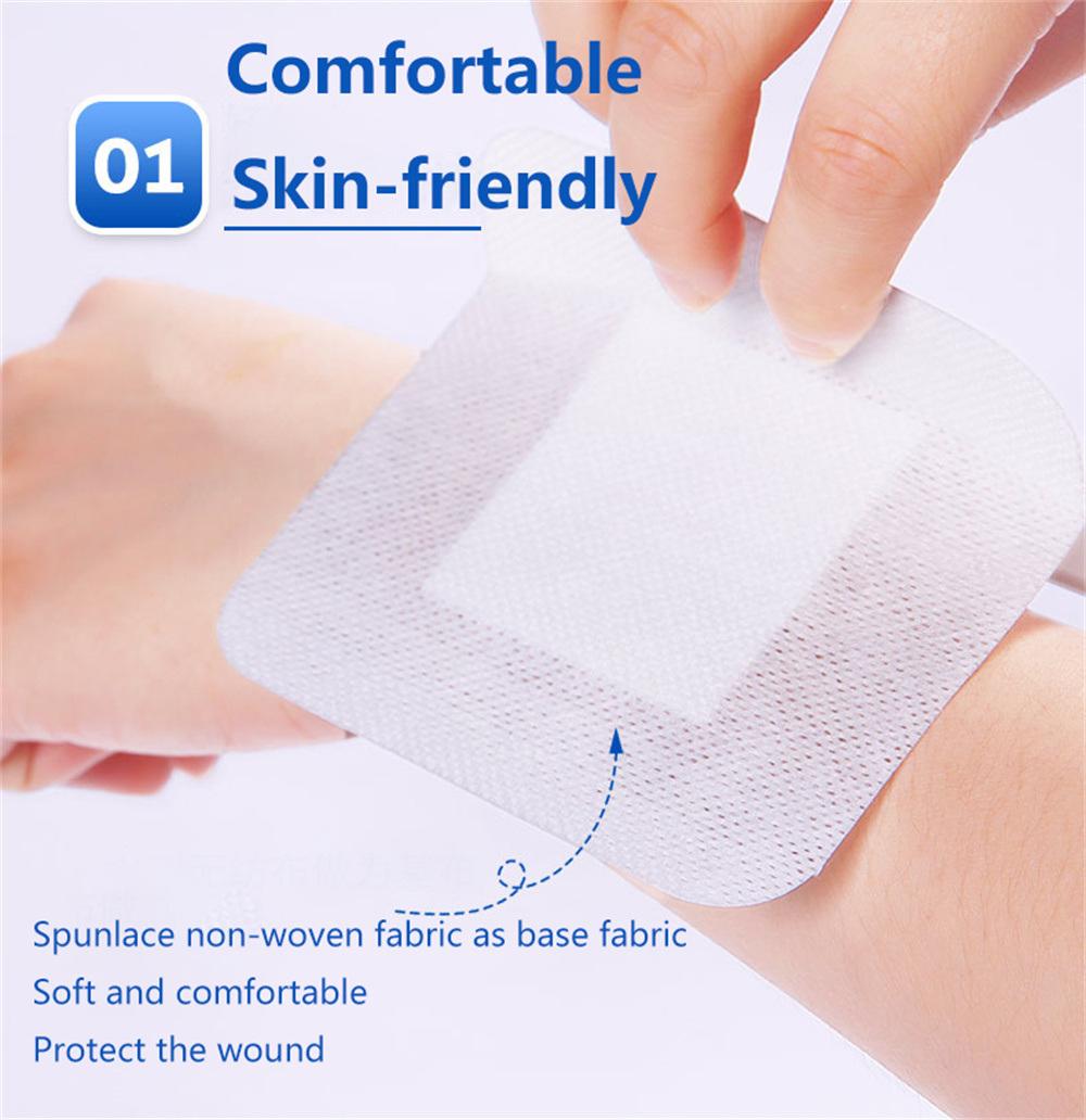 Direct Factory Sterile Non Woven Adhesive Wound Dressings /PU Wound Dressing Pad