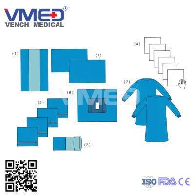 Hospital/Medical/Lab/Dental/Disposable Laparotomy Surgical Pack (transverse incision)