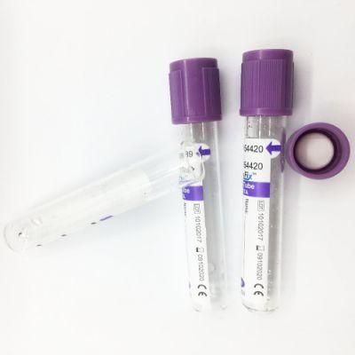 Plastic Glass Red Vacuum Tube Clot Activator Blood Collection Tube