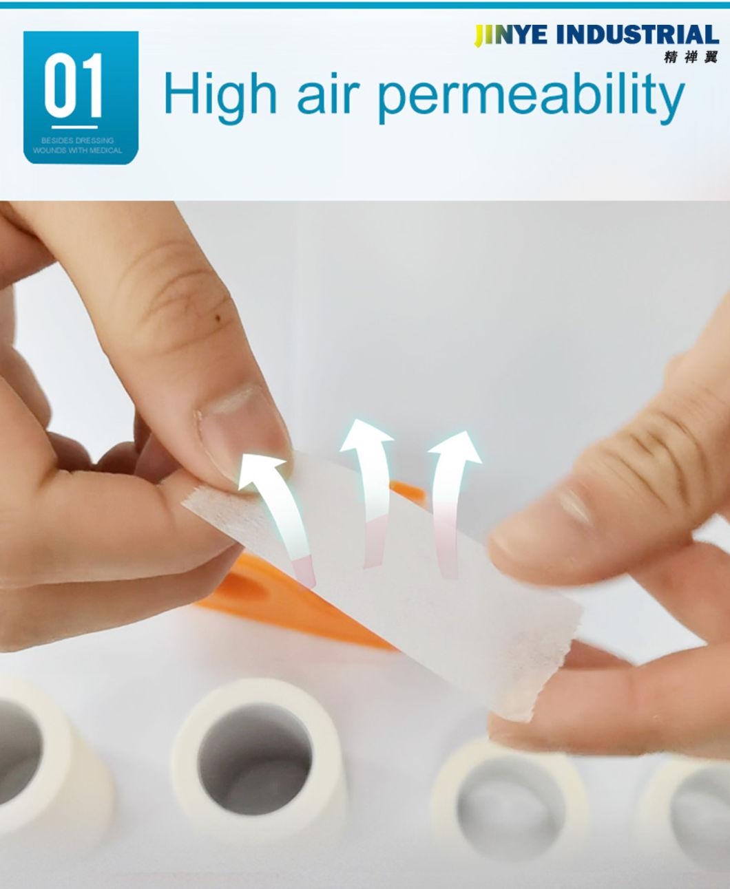 Medicaltape Nonwoven Adhesive Skin Breathable Perforated Surgicalporous Paper Tape
