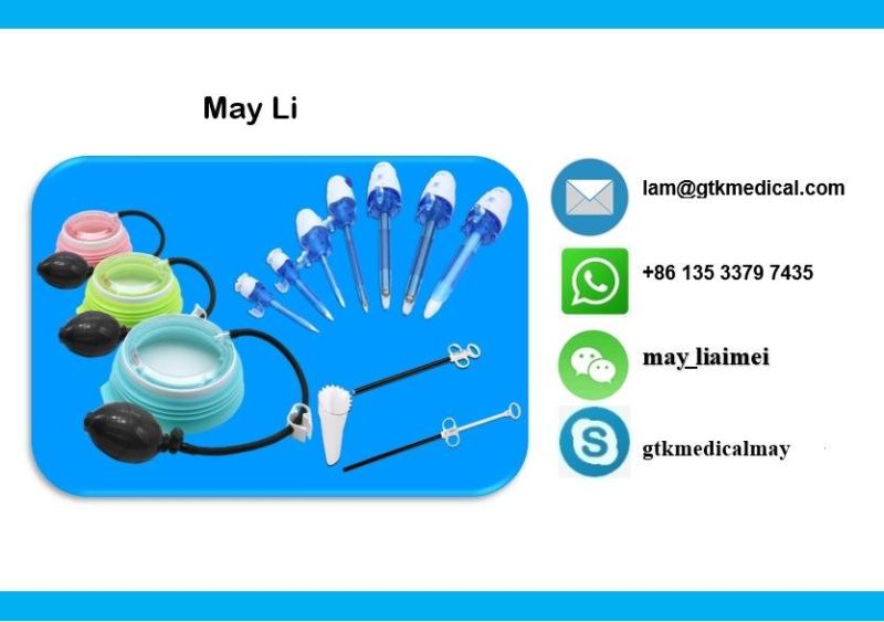 Making The Whole Surgery Process Visible Disposable Medical Trocar 5mm
