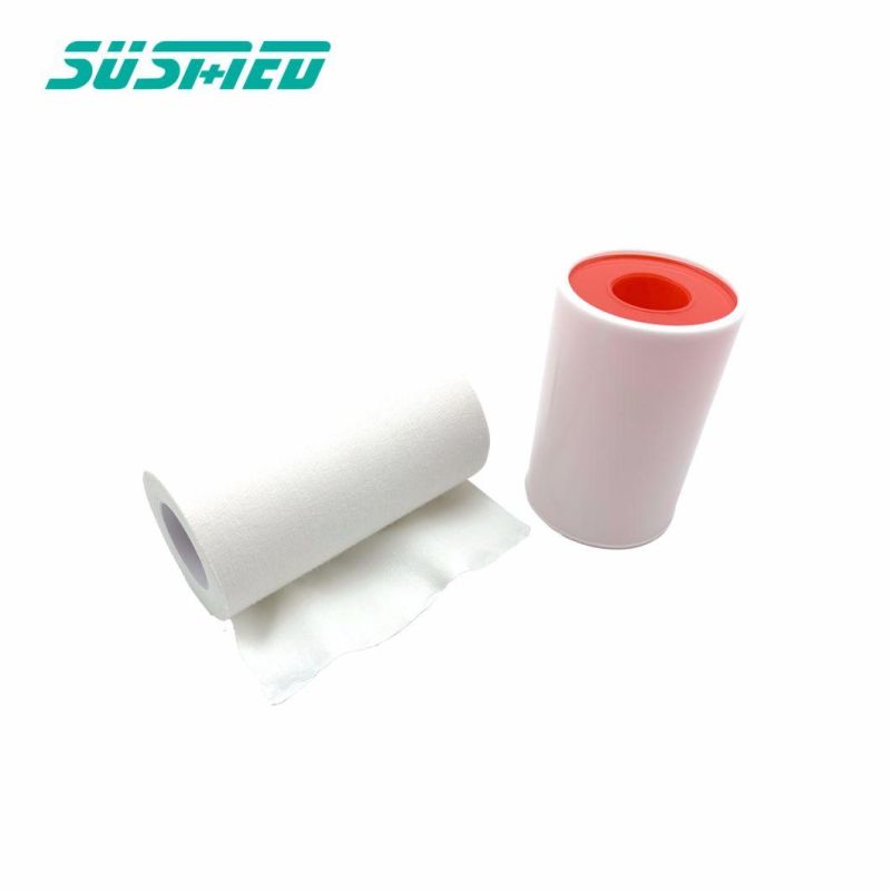 High Quality Cotton Fabric White Color Waterproof Zinc Oxide Plaster Sport Tape