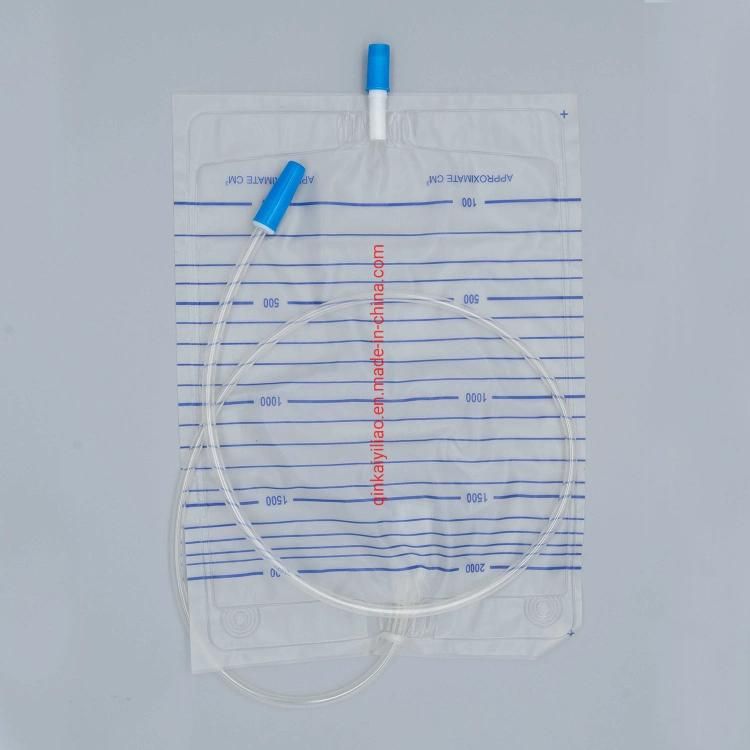 Disposable Urine Bag/Drainage Bag with Push-Pull Valve