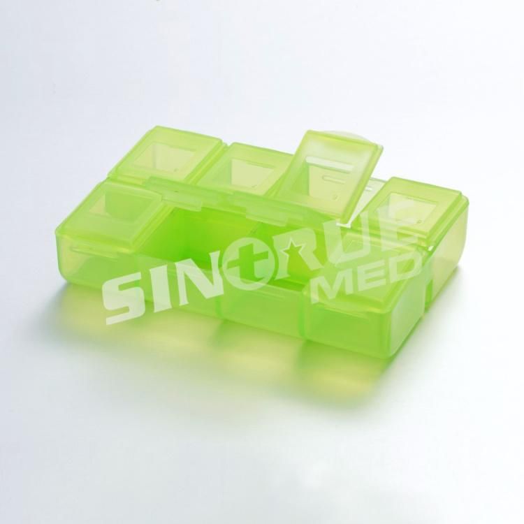 Home Use 8 Case Transparent Plastic Pill Box