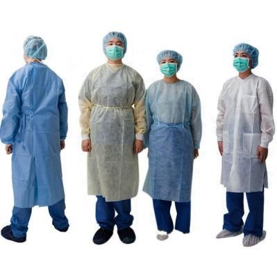 Hot Sale Non-Woven Protection Medical Disposable Surgical Isolation Gown