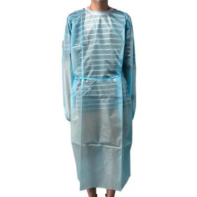 Disposable Waterproof AAMI Level 4 PP+PE Isolation Gowns Personal Gown
