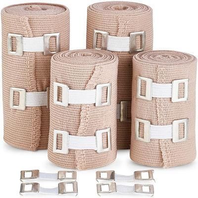 Medical Hospital Disposable Nature White Elastic Plain Spandex Bandage