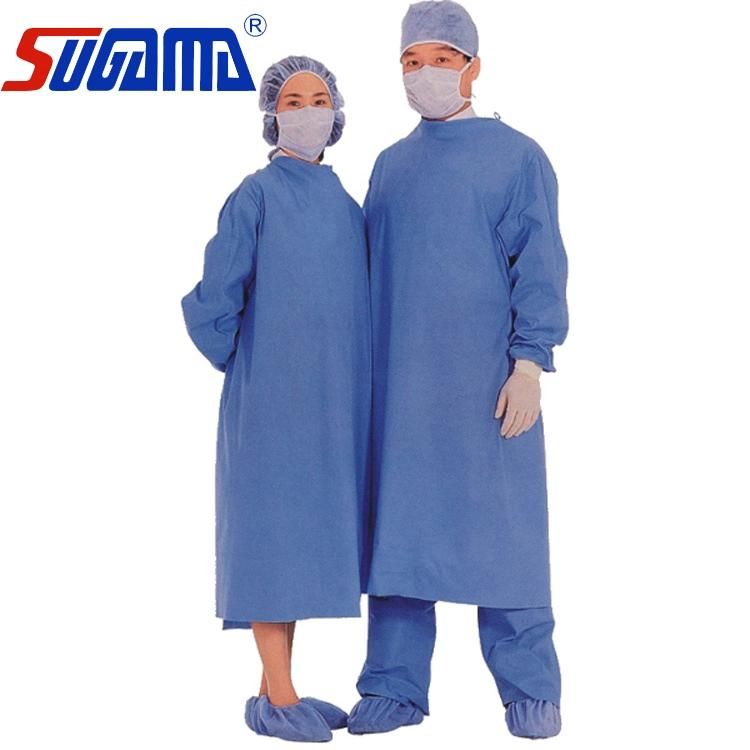 Disposable SMS Surgeon Gown Surgical Gown with Full Back