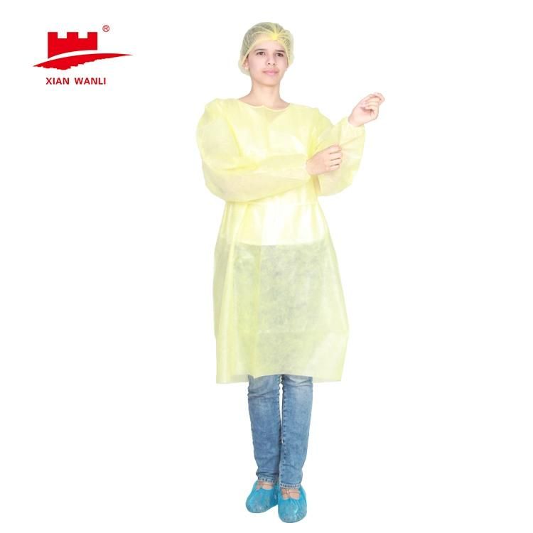 New Products High Quality SMS Surgical Gown Medical Isolation Gown Patient Gown for Hospital