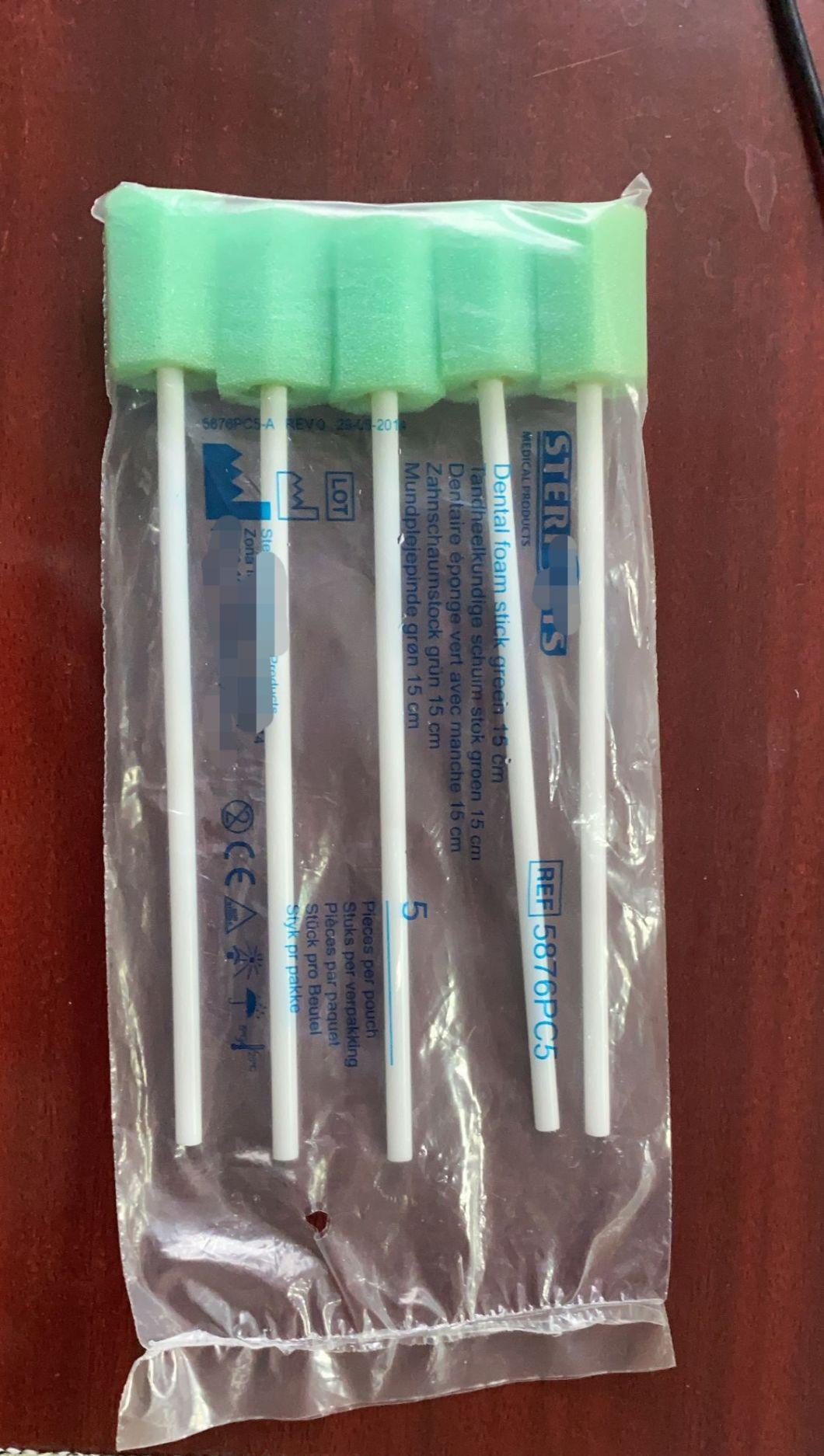 CE Approvedd Disposable Foam Swab for Dental Use
