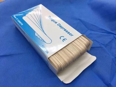 Disposable 5.5 Inch Tongue Depressor