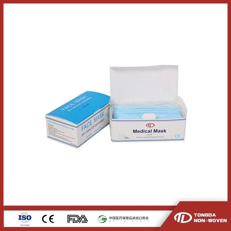 Dustproof Disposable Nonwoven Black Face Mask