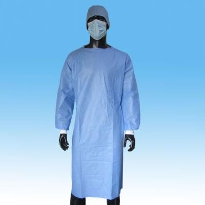 Medical Use Non Woven SMS Disposable Surgical Gown for Hospital