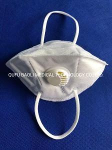 Manufacturer GB2626 Pfe95 FFP2 Melt-Blown Non Woven Mascarilla KN95 Folding KN95 Mask with Valve