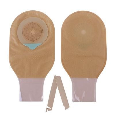 Material Medical Equipment One Piece Open Ostomy Bag with Clip Easy to Use