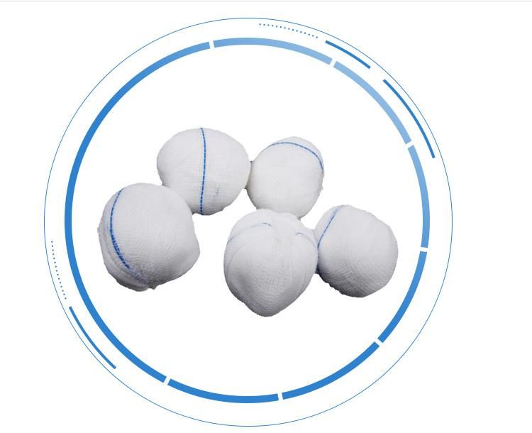 100% Bleached Cotton for Traditional Wound Care Absorbent Gauze Swabs